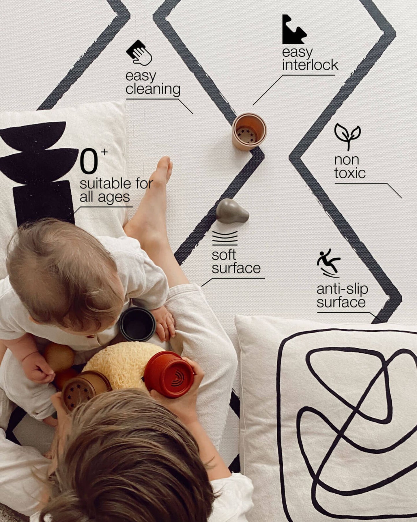 Beni - Ecru - Play mat