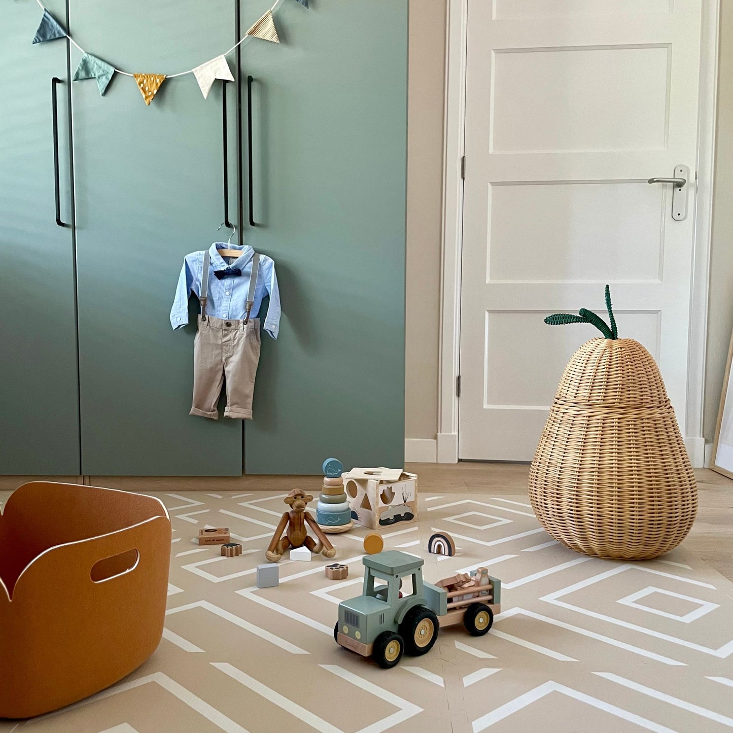 Modern Blocks - Desert sand - Play mat