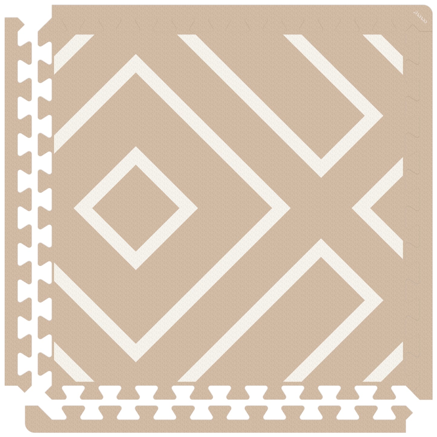 Modern Blocks - Desert sand - Play mat