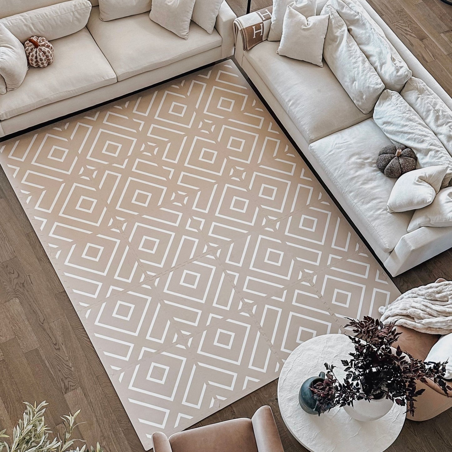 Modern Blocks - Desert sand - Play mat