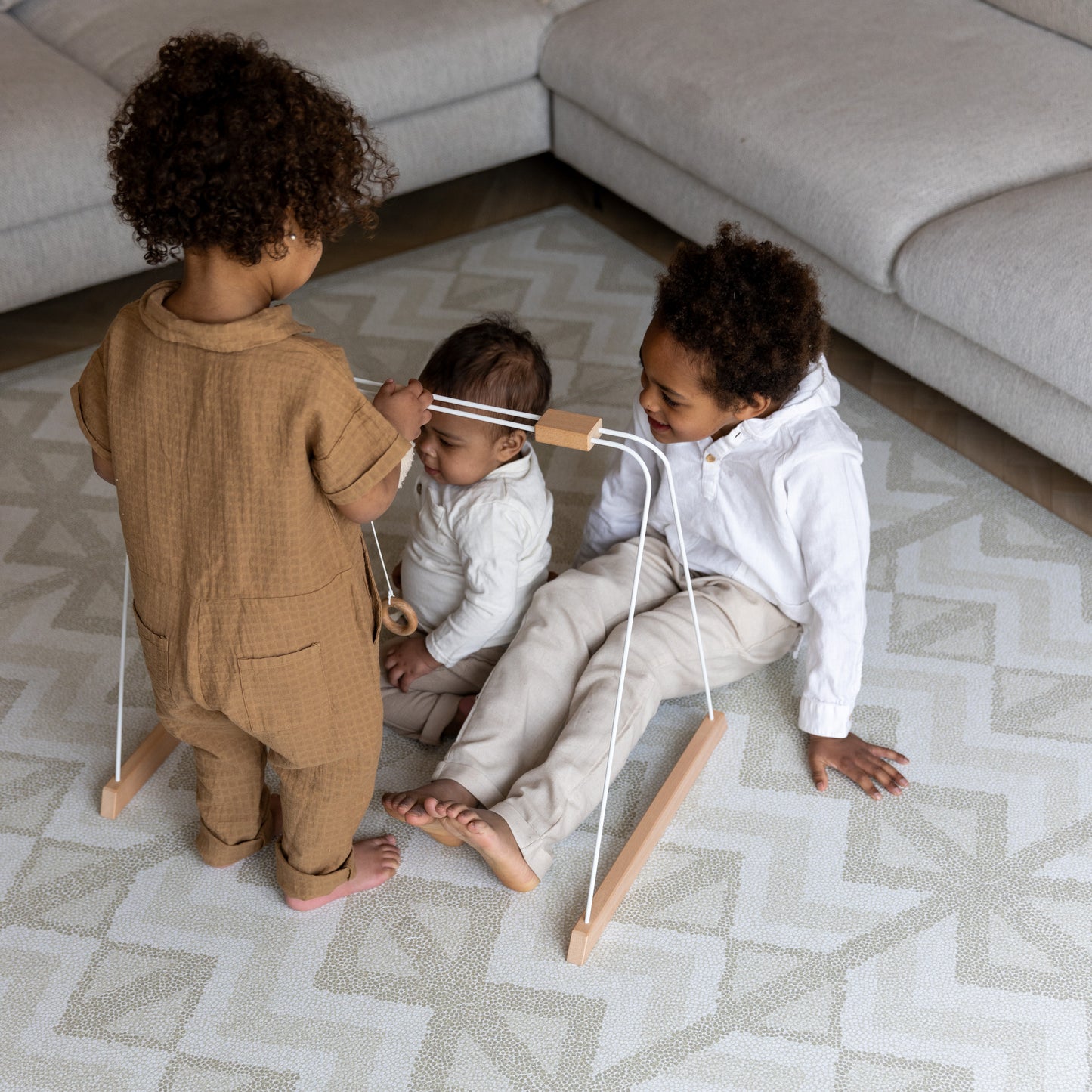 Kilim - Feather Gray - Play mat