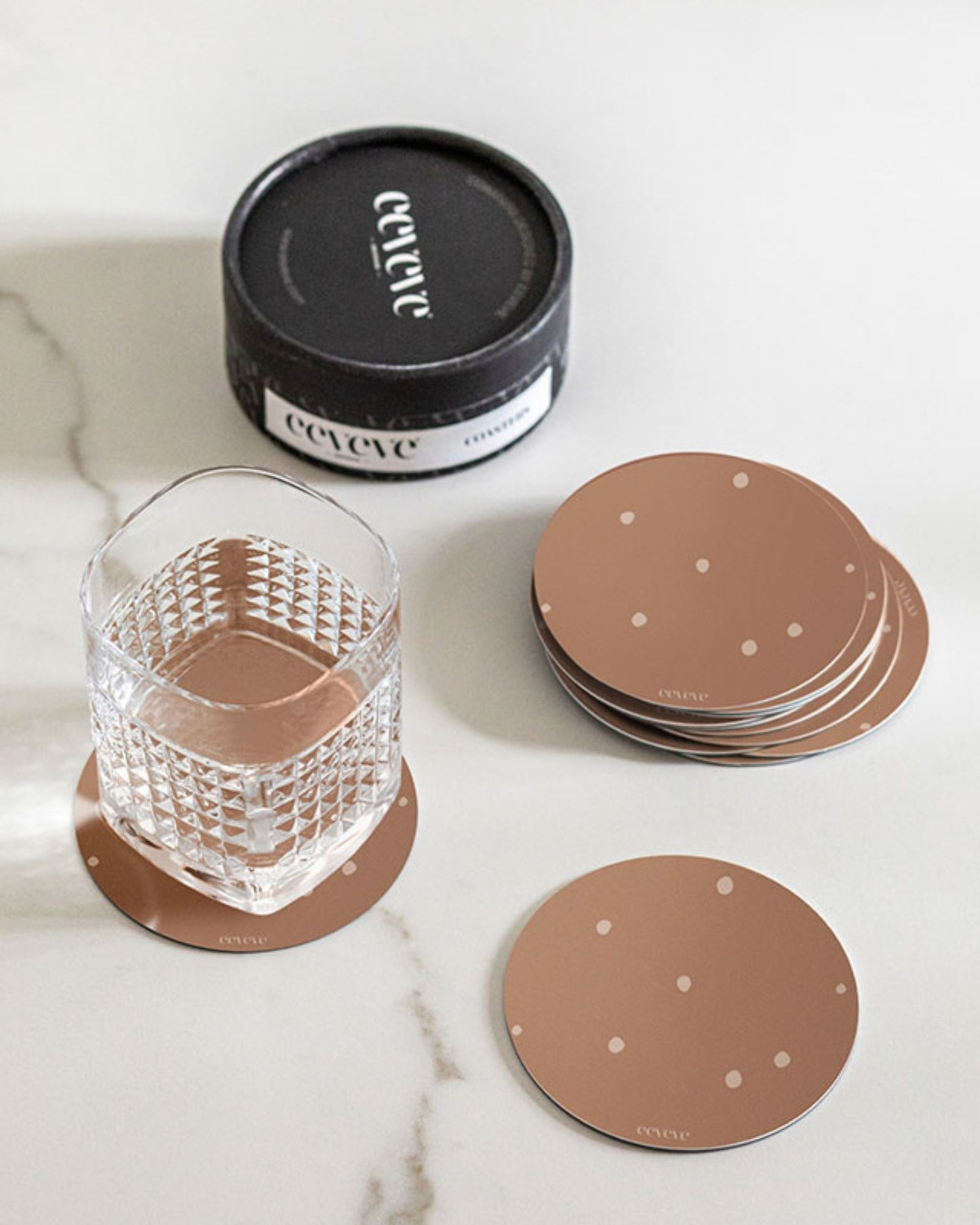 Dots - Cinnamon - Coasters