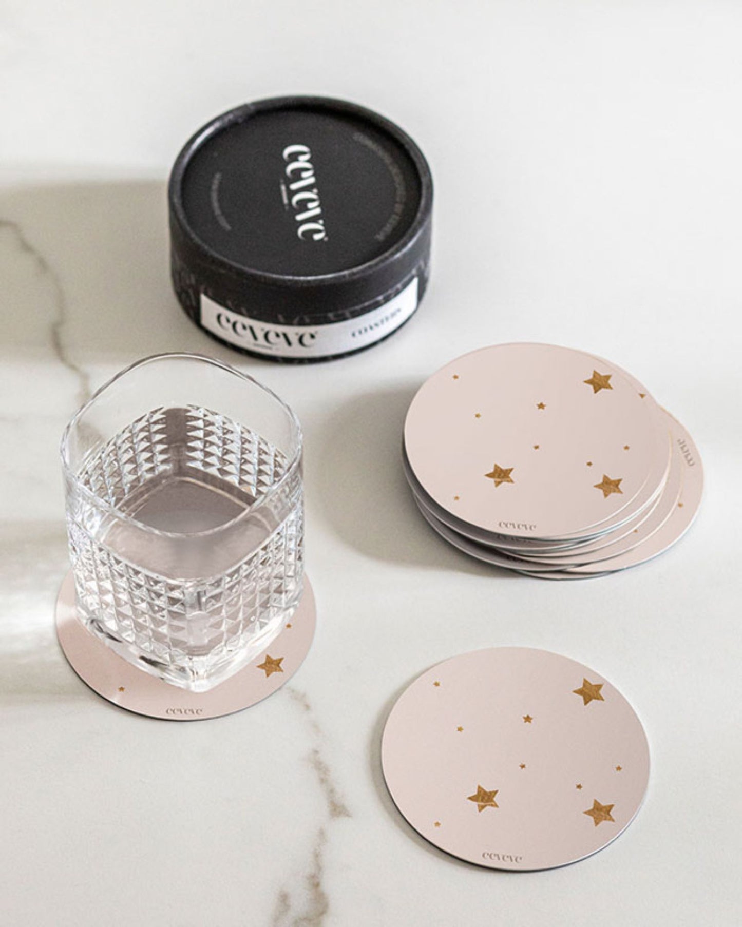 Stars - almond - Coasters