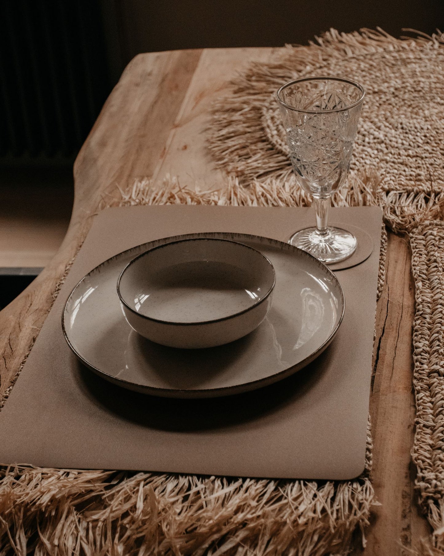 Cappuccino brown - Placemat