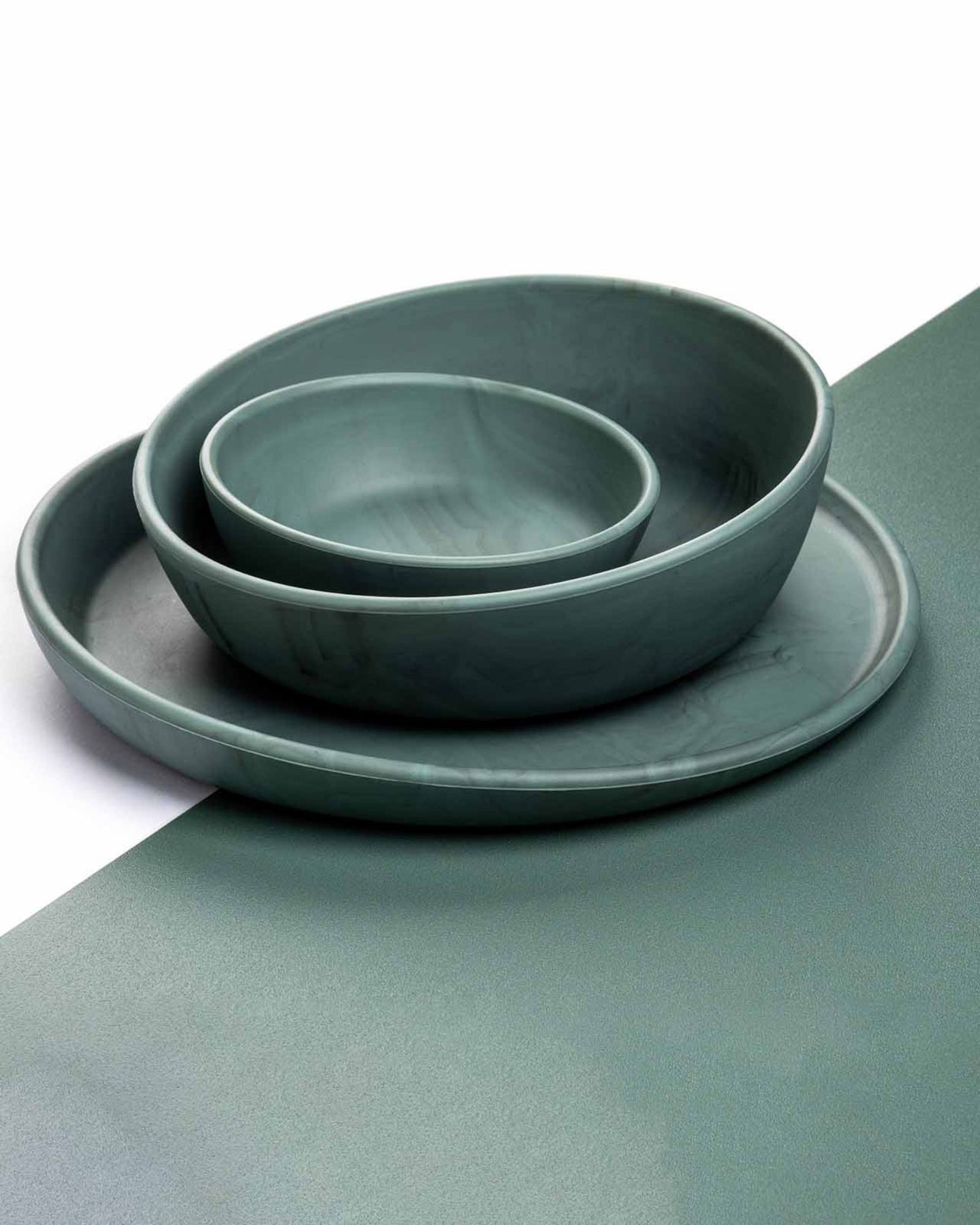 Marble Seiheki green - Dinnerware set